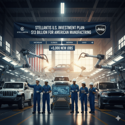 Stellantis U.S. Investment Plan: Jeep Parent Commits $13 Billion to American Manufacturing