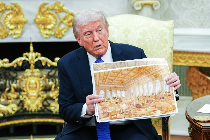 Updated plans for Trump’s White House ballroom to be presented at an NCPC meeting.