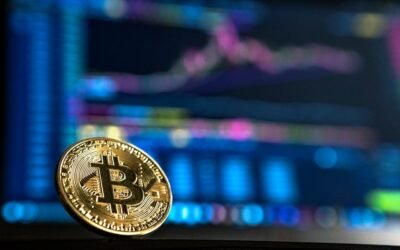 Bitcoin coin representing spot Bitcoin ETF market activity